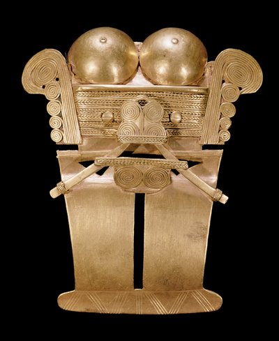 Anthropomorphic pectoral, Darien style by Pre Columbian Pre Columbian